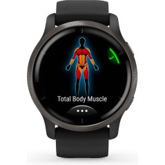 Garmin Venu 2 45mm Black Sports Watch - Ultimate Fitness Companion with Stylish Design
